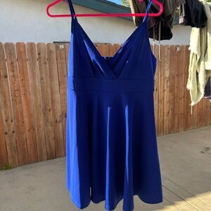 Vibrant Blue Sleeveless Dress